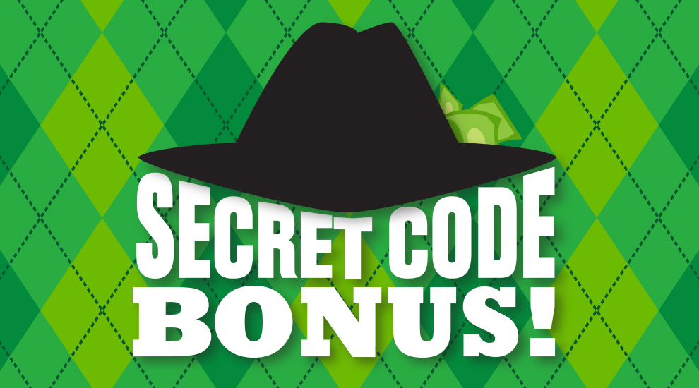 Secret Code Bonus